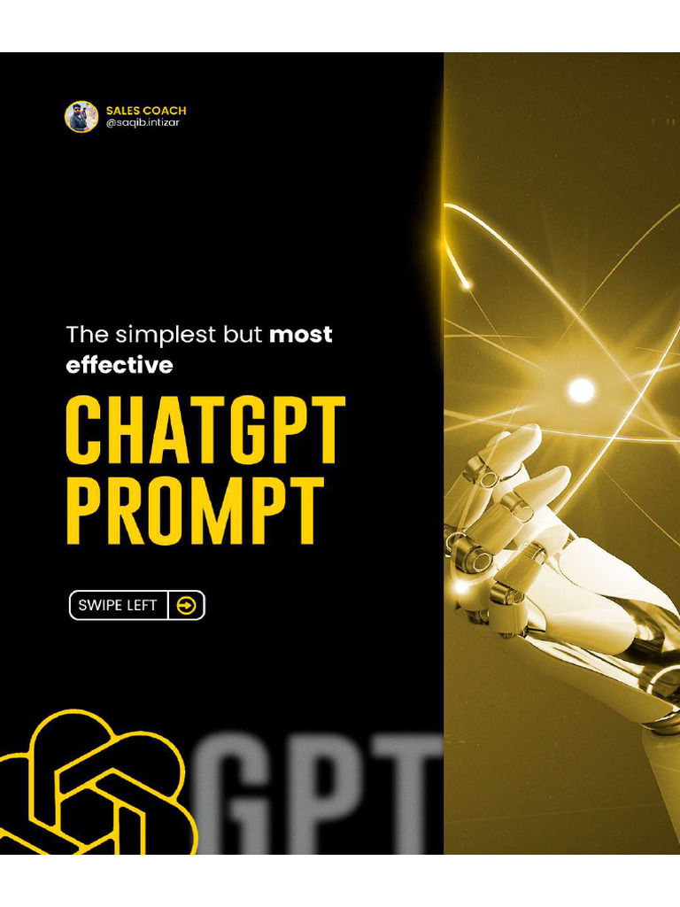 Effective ChatGPT Prompts | PDF
