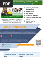 Unit 3 APES Population Review Guide | PDF | Population | Demography