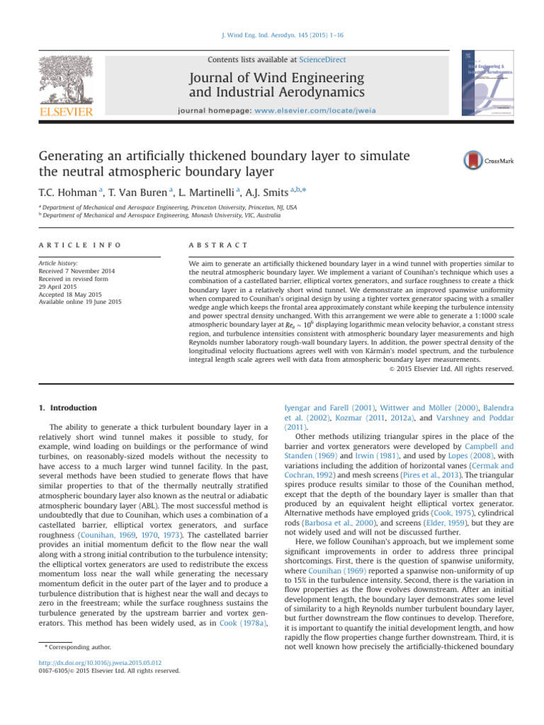 Simulating Neutral Boundary Layers | PDF | Boundary Layer | Turbulence