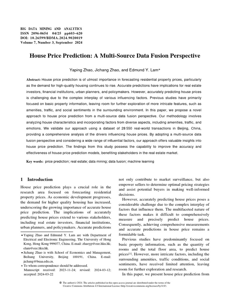 House Price Prediction A Multi-Source Data Fusion Perspective | PDF ...