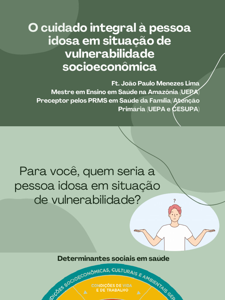 Cuidado Integral para Idosos Vulneráveis | PDF | Envelhecimento