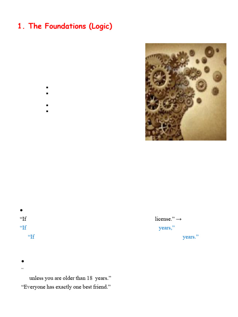 Comp106 1 Logic Pdf Argument Mathematical Proof