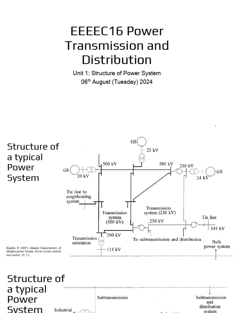 Unit 1 | PDF | Electric Power Transmission | Inductance