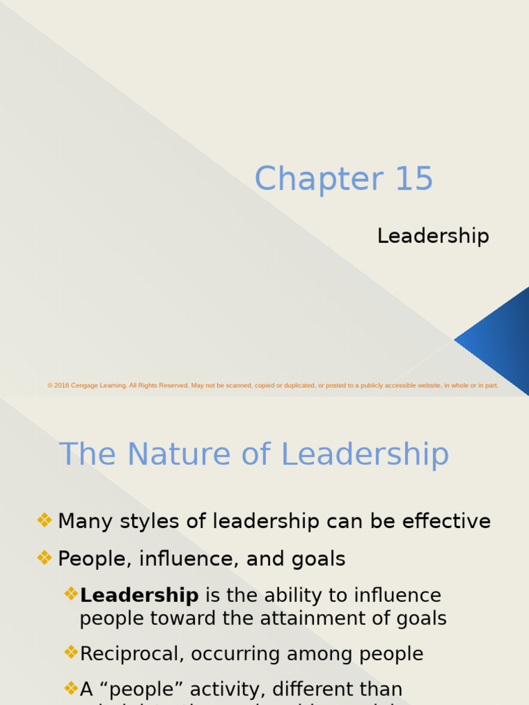 Understanding Leadership Styles and Traits | PDF | Leadership | Social ...
