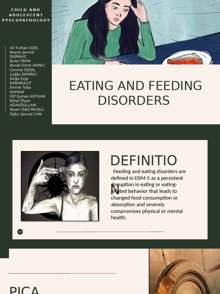 Eating and Feeding Disorders Presentation | PDF | Anorexia Nervosa ...