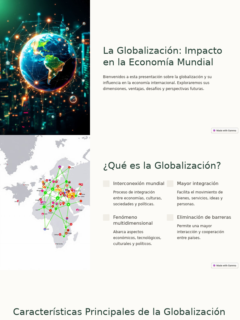 Impacto de la Globalización en la Economía | PDF | Globalización | Comercio