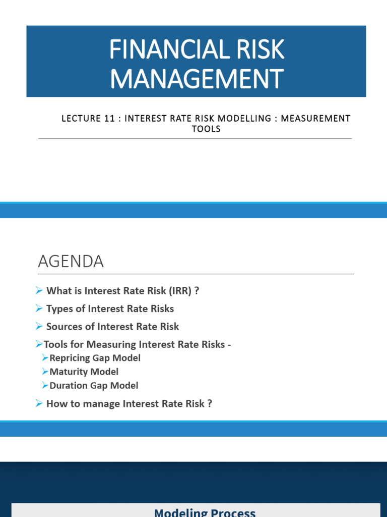 s10-11 Interest Rate Risk Models | PDF | Bond Duration | Bonds (Finance)