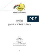 Charte Pour Un Monde Vivable Texte Pour Signature