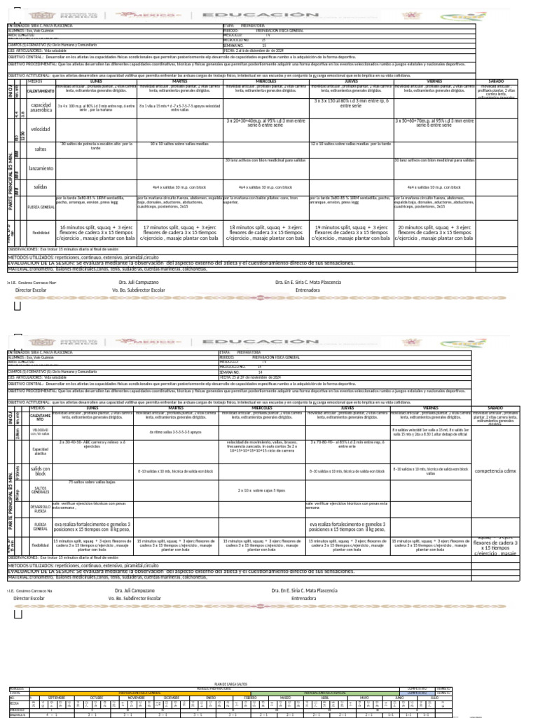 MAPLASS - VELOCIDAD VALLAS DIC Ciclo 24-25 | PDF | Tratamientos médicos ...