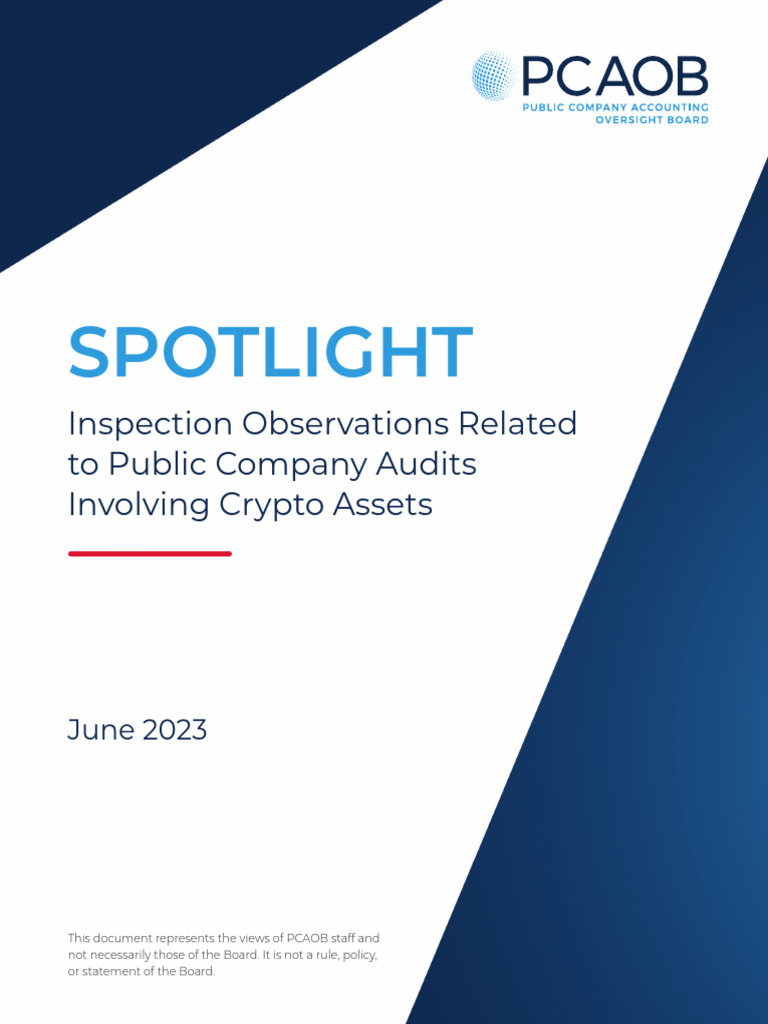 Crypto Audit Insights for Auditors | PDF | Audit | Cryptocurrency