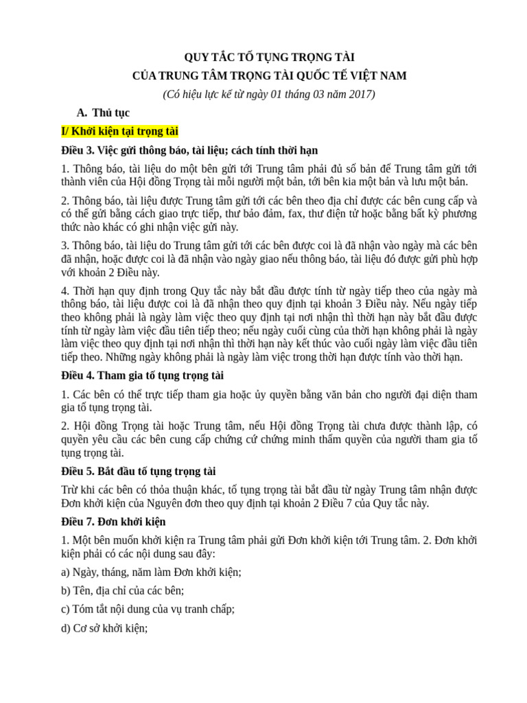 Quy tac trong tai viac 2017 pdf