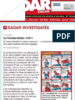 Heimlich Outmaneuvered Radar Magazine