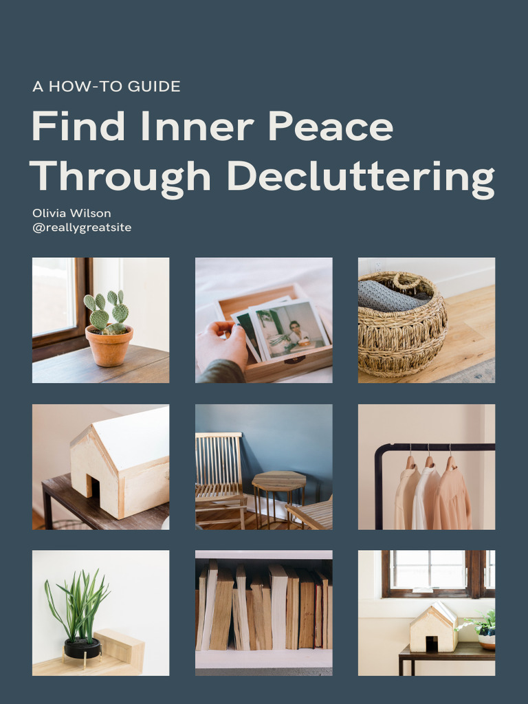 View of Achieve Inner Peace by Decluttering | PDF