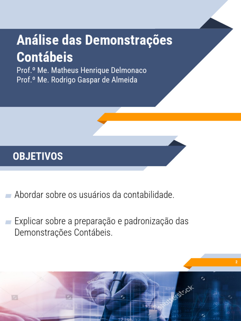 Análise das Demonstrações Contábeis | PDF | Contabilidade | Relatório anual
