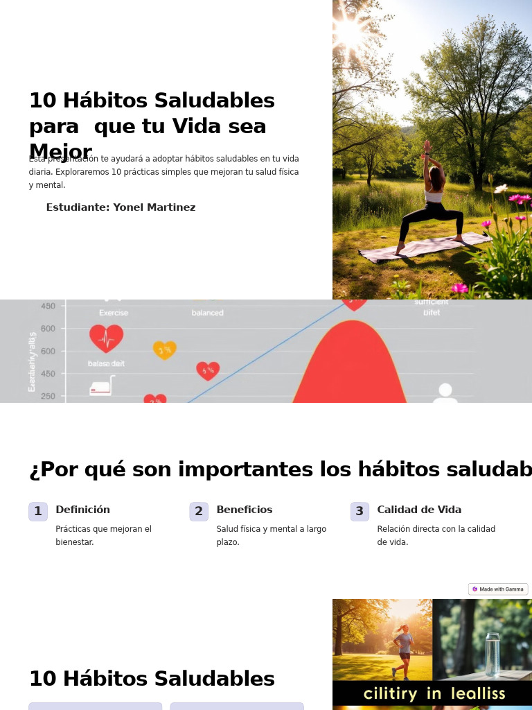 10 Hábitos para una Vida Saludable | PDF