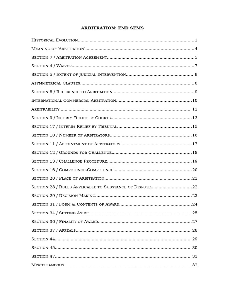 Comprehensive Guide to Arbitration Law | PDF | Arbitration | Arbitral ...