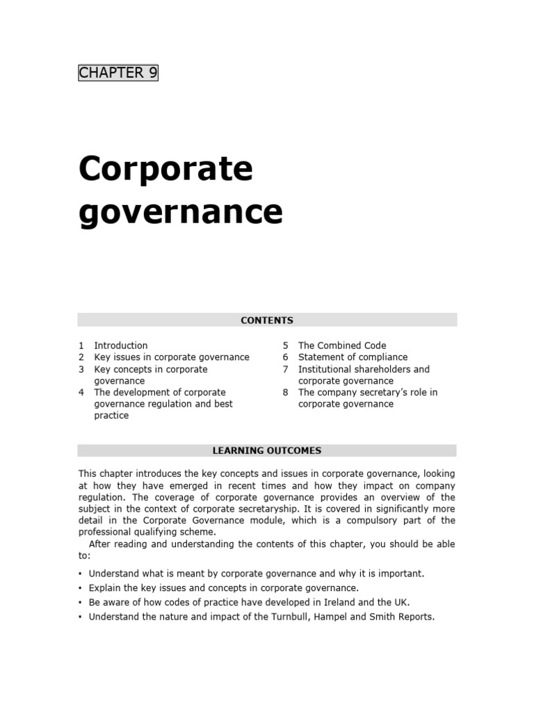Corporate Governance Essentials Explained | PDF | Board Of Directors ...