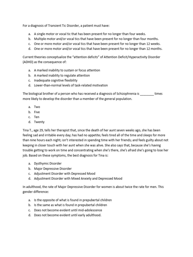 AATBS Practice Exam Overview | PDF | Factor Analysis | Aphasia