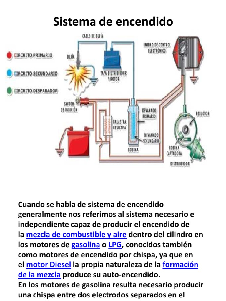 Circuitos de Encendido en Motores Diesel | PDF | Motor de combustión ...