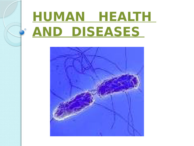 Understanding Human Health and Diseases | PDF