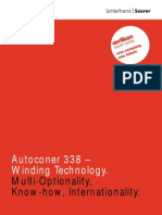 Autoconer 338 - Winding Technology.: Multi-Optionality, Know-How, Internationality