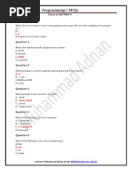 C Programming MCQs