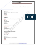 C Programming MCQs