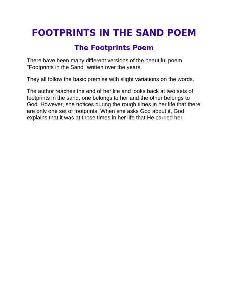 Footprints 1 | PDF