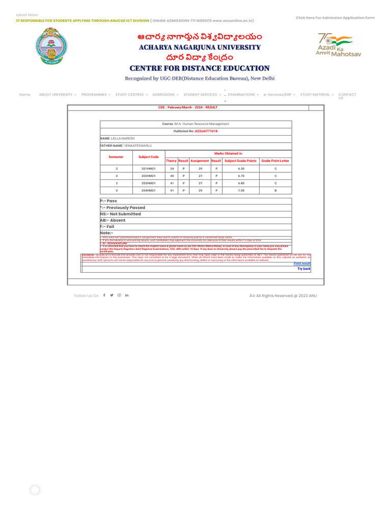 MHRM February/March 2024 Results | PDF | Educational Stages ...