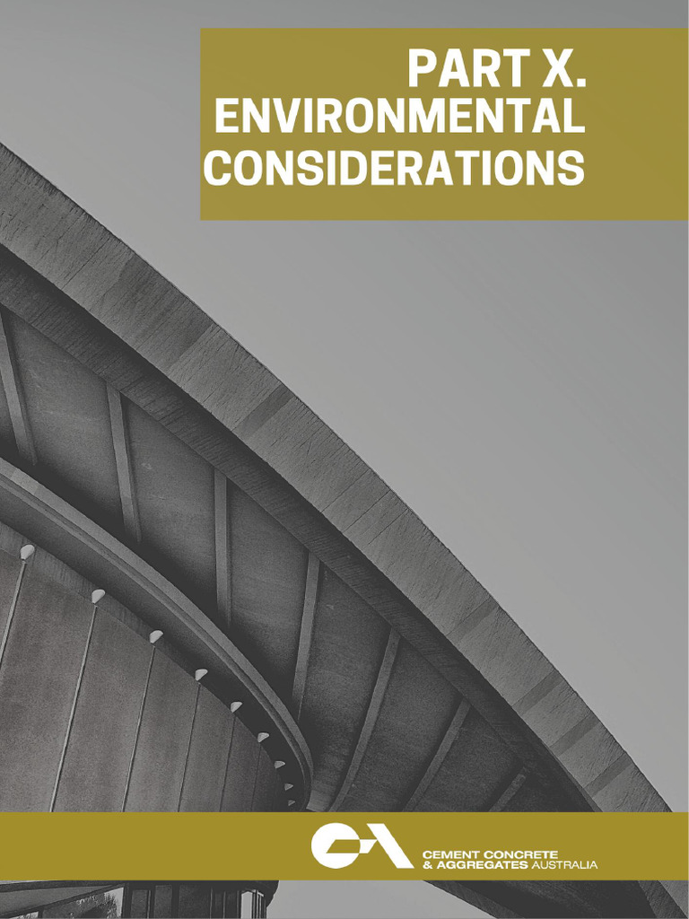 Environmental Impact of Concrete Production | PDF | Concrete | Cement