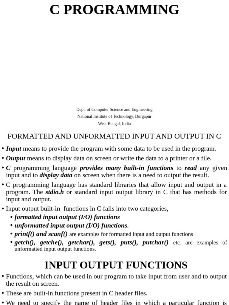C Programming For Jhatu | PDF | Computer Programming | Computing