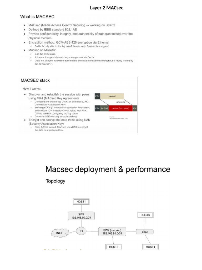 MACsec Training | PDF