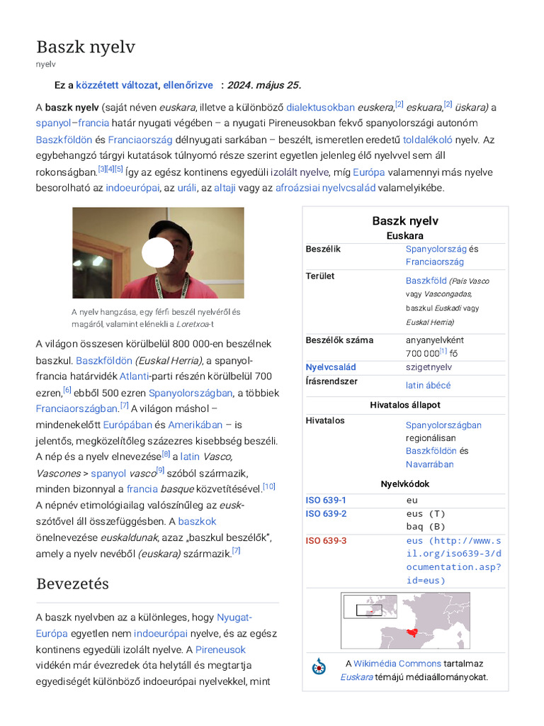 Baszk Nyelv | PDF