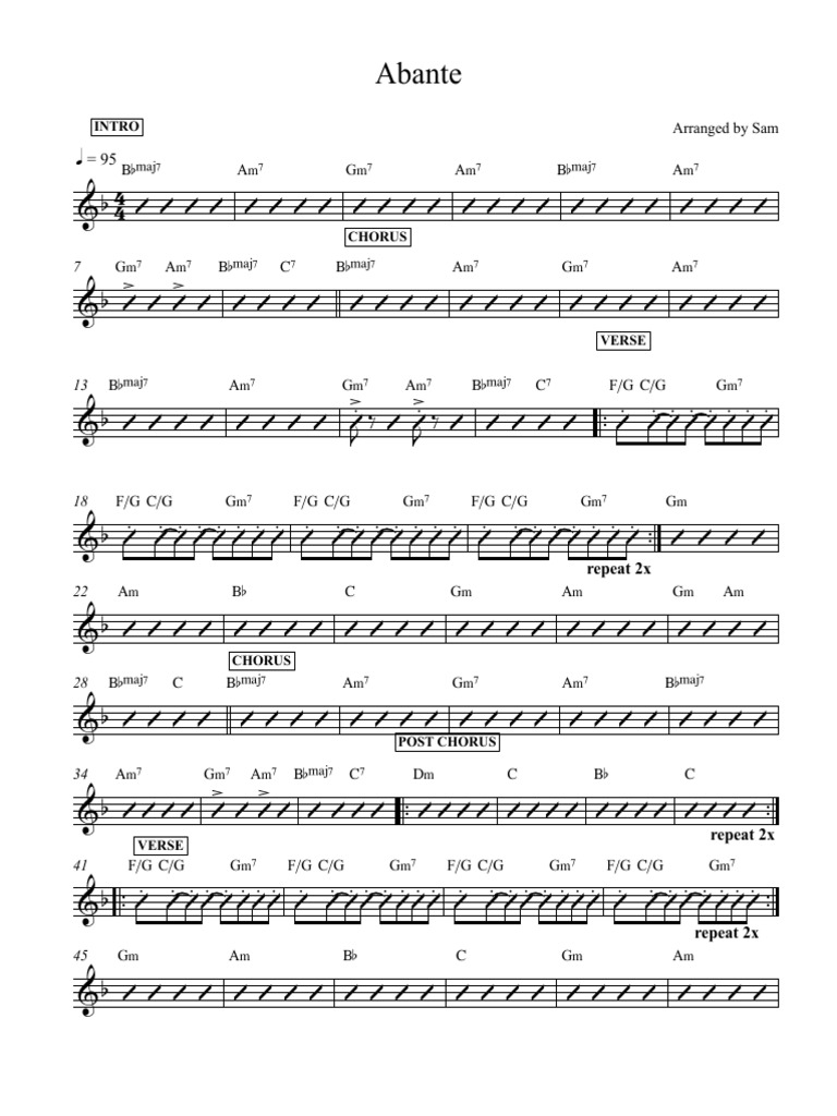 Abante - Full Score | PDF