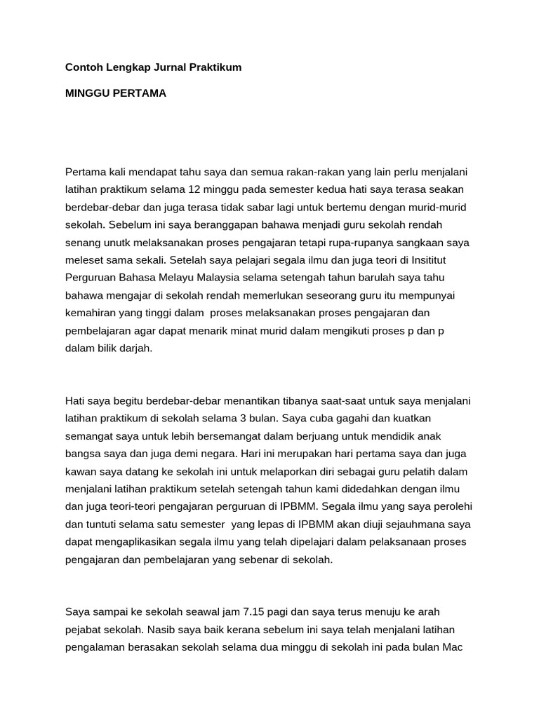 Pengalaman Praktikum Mengajar Sekolah | PDF