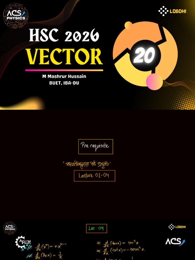 b2m26 Vector Lecture 20 | PDF