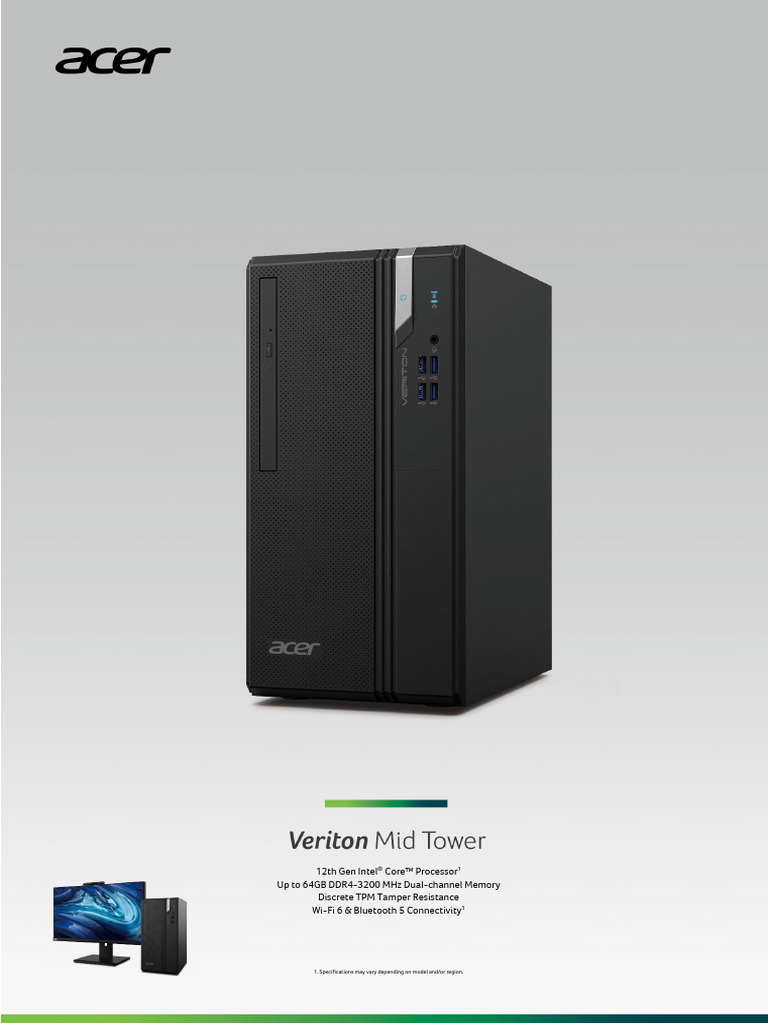 Veriton+S2690G+Ps | PDF | Intel | Computer Hardware