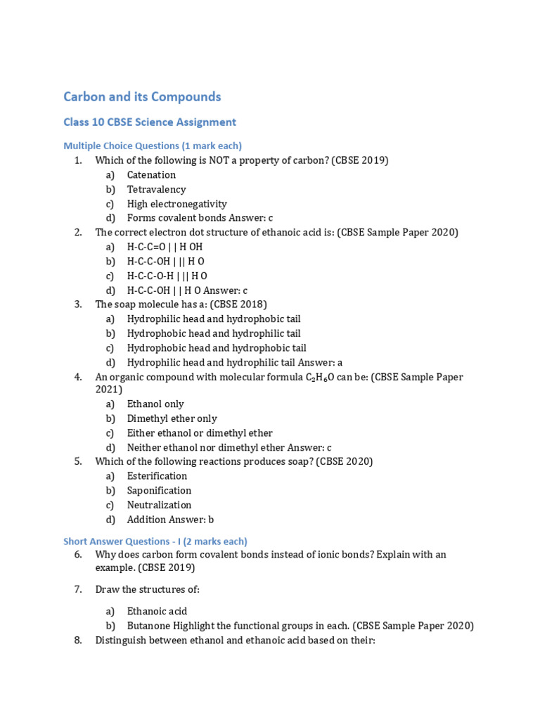 carbon-assignment | PDF | Chemical Bond | Chemical Compounds