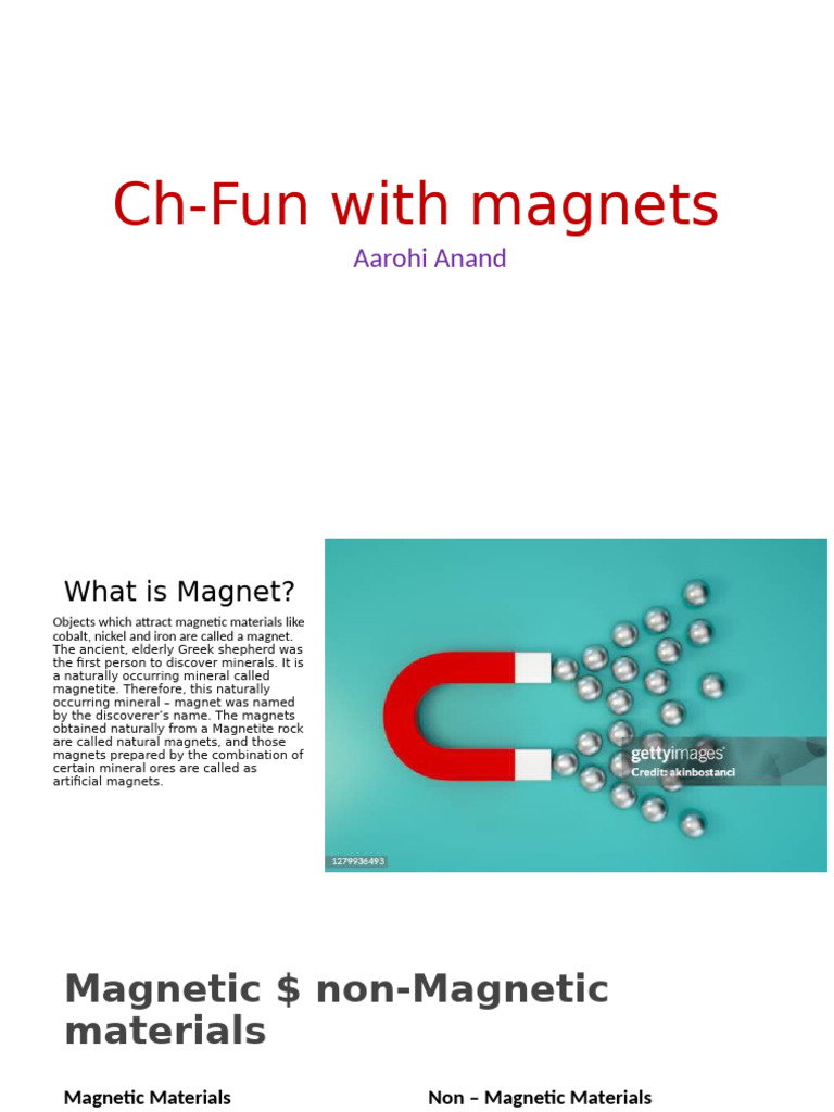 Ch-Fun With Magnets | PDF | Magnet | Magnetism
