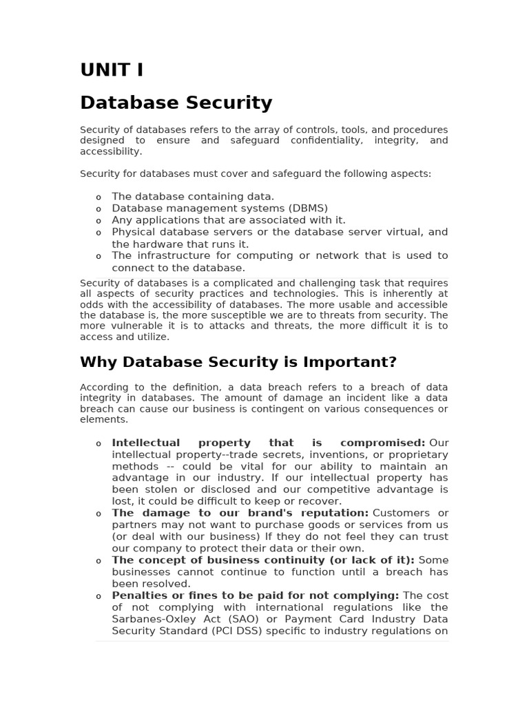 Database Security Essentials | PDF | Security | Computer Security