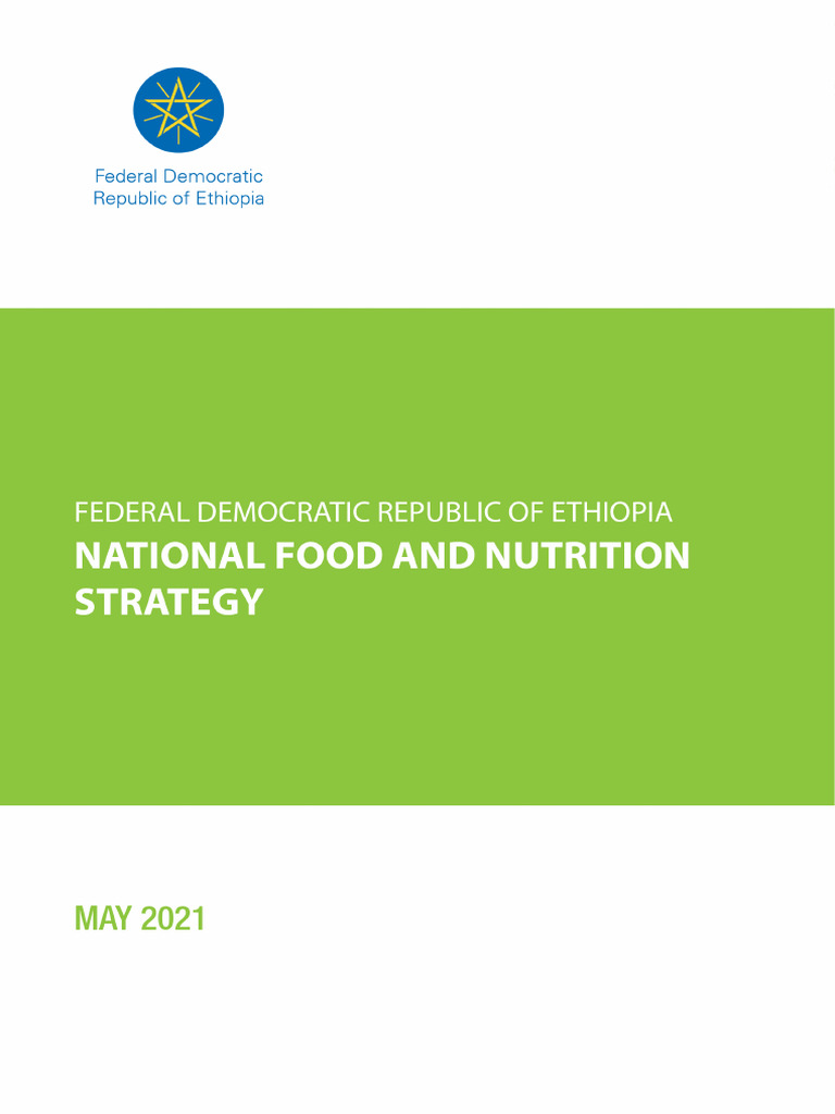 Ethiopia's National Food and Nutrition Strategy | PDF | Malnutrition ...