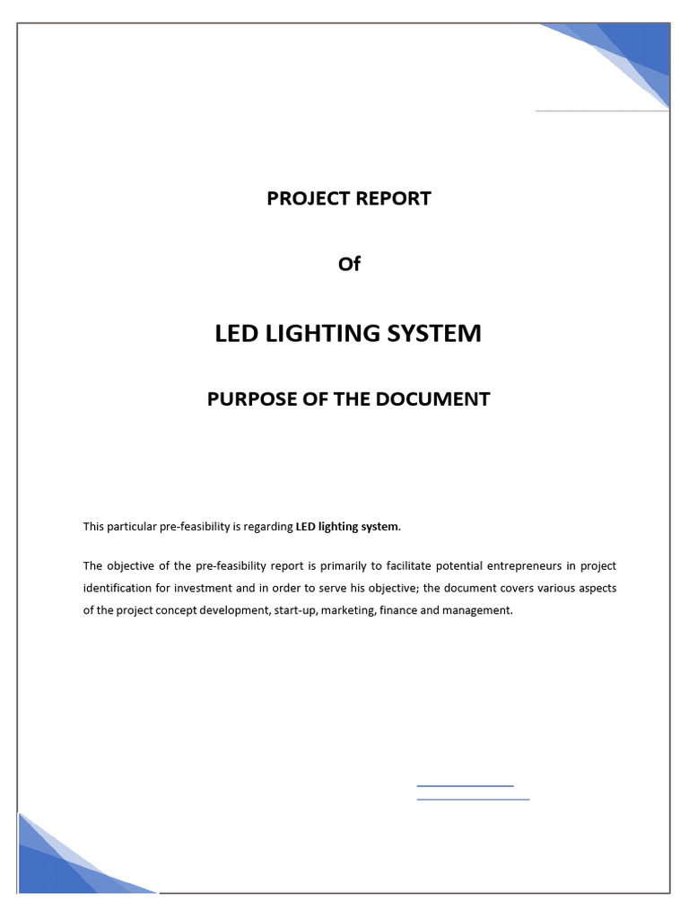 Led Lighting System | PDF | Light Emitting Diode | Fluorescent Lamp