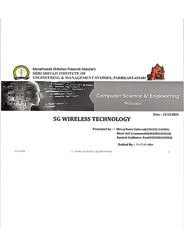 5g Technology Pdf