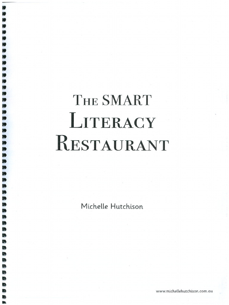 The Literacy Restaurant Book - Head Page | PDF