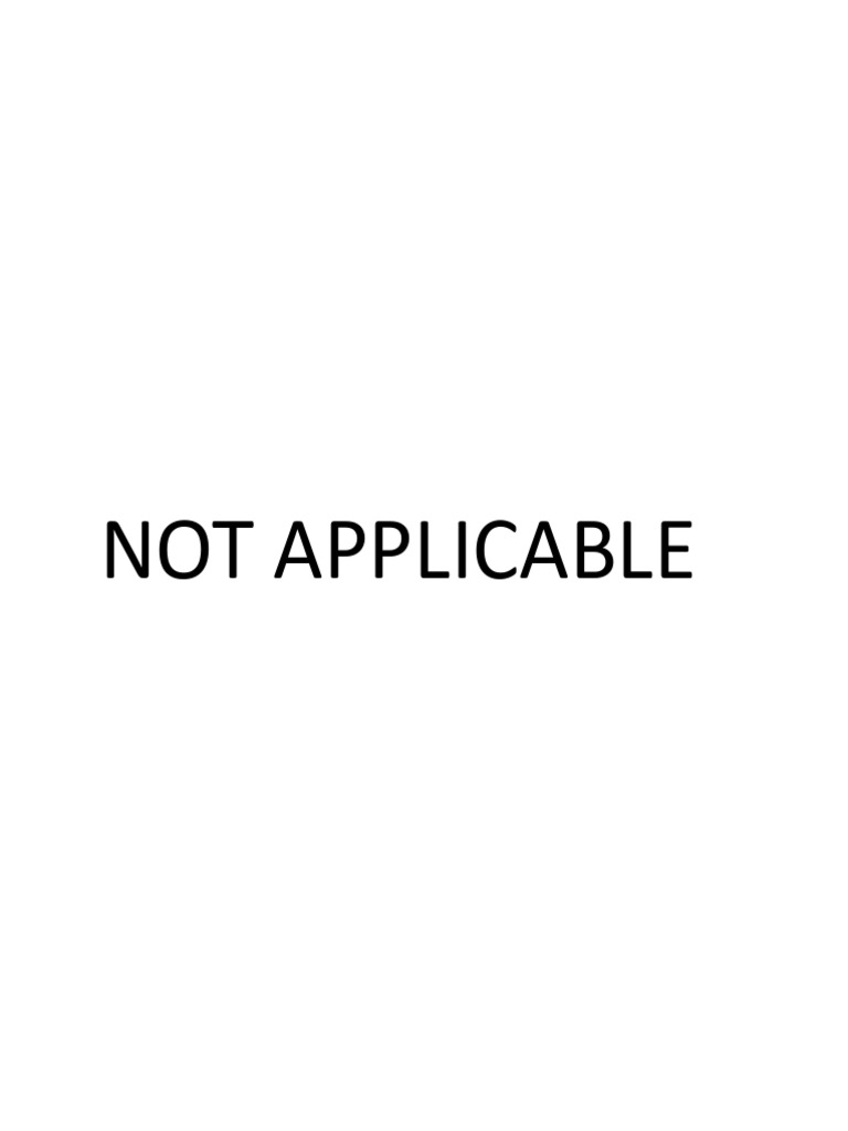 Not Applicable | PDF