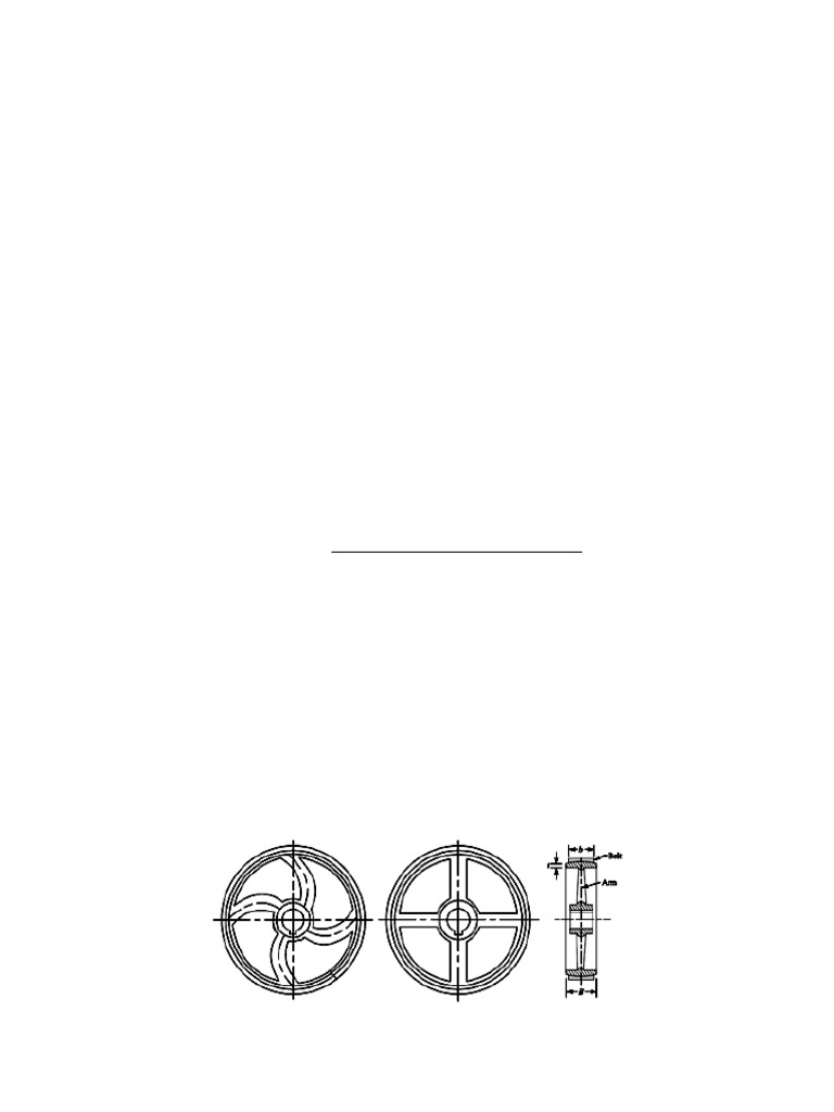 Mechanical Flat Belt Pulley Design | PDF | Belt (Mechanical) | Bending