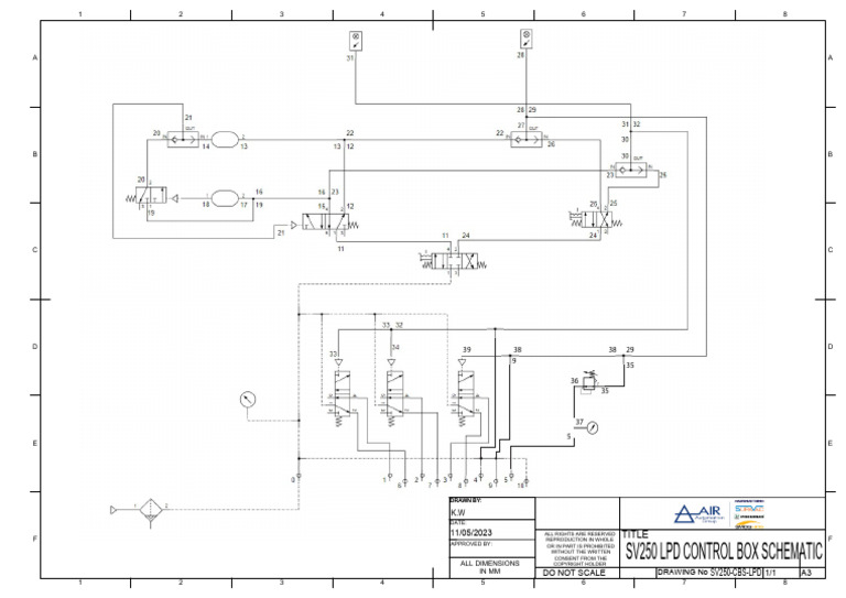 SV250-600-LPD Control Box Schematic | PDF