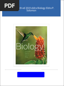 Full download Biology 11th ed 2019 eldra Biology Eldra P. Solomon pdf docx