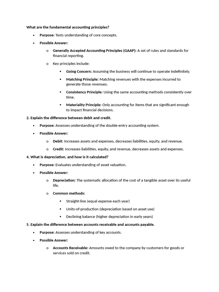 Fundamentals Of Accounting Pdf Debits And Credits Depreciation