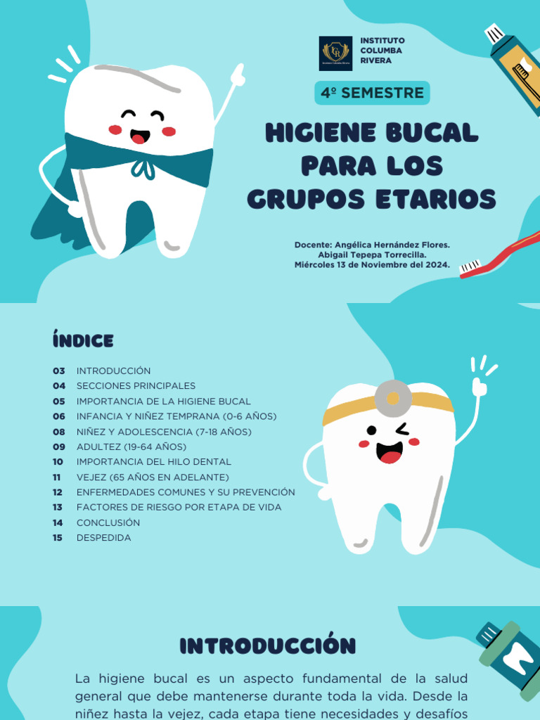 Higiene Bucal en Todas las Edades | PDF | Higiene oral | Odontología